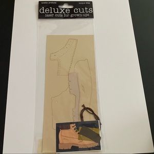 5/$25 Hiking boot laser cut Embellishments